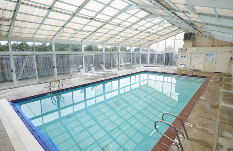 Indoor pool at Lighthouse Oceanfront Resort.