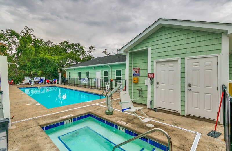 Outdoor pool at Together Resorts.