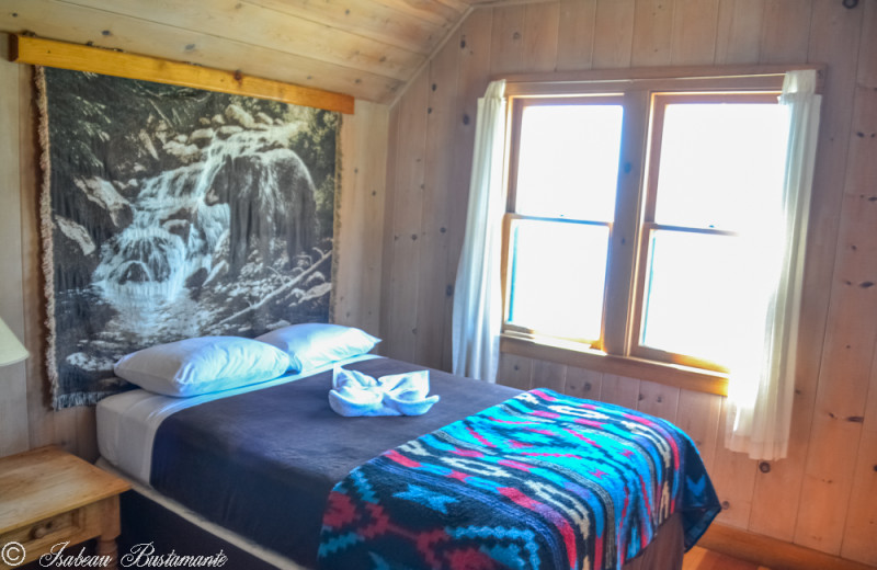 Guest room at Meeks Bay Resort & Marina.