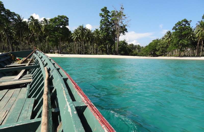 Beach view at Blue Planet.