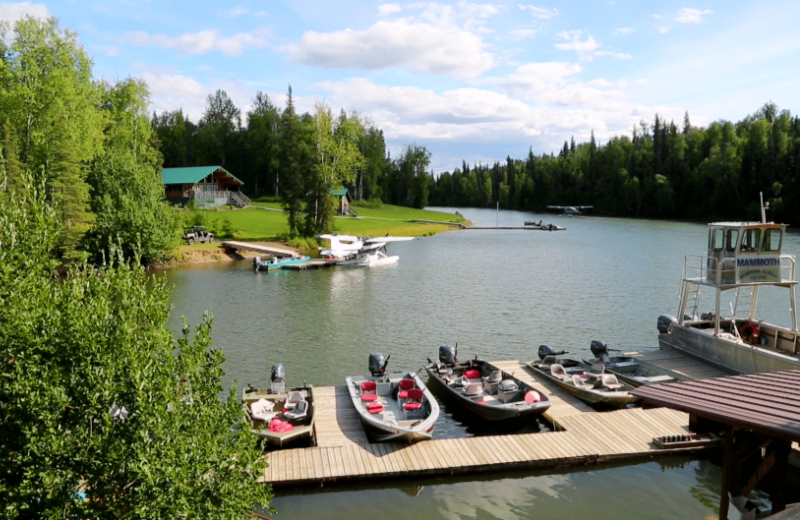 Exterior view of Northwoods Lodge.