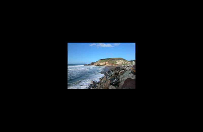 Coastline near Pacifica Motor Inn.
