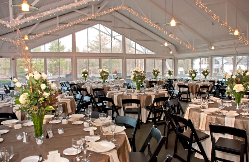 Wedding reception at Essex Resort & Spa.