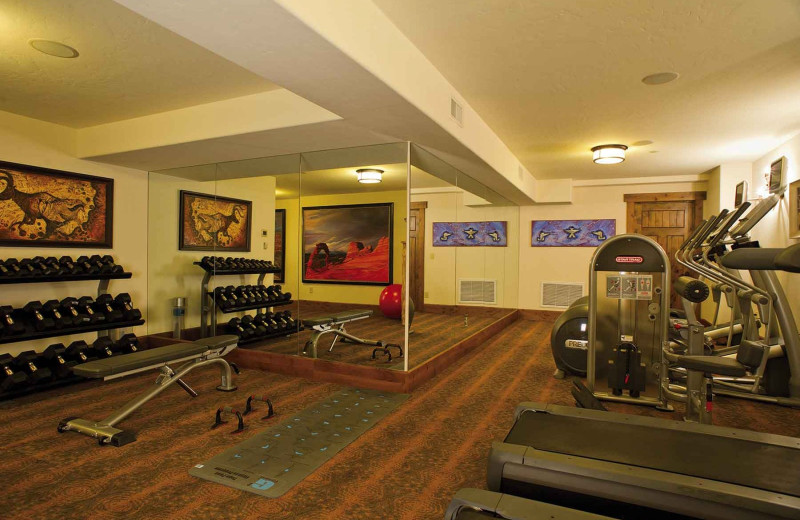 Fitness room at Branded Rock Canyon.