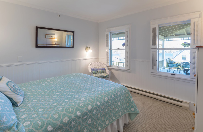 Guest room at Five Gables Inn.