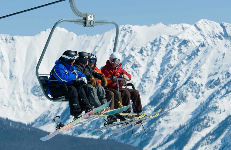 Skiing at Lodge Tower.