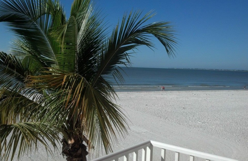 View of beach at Edison Beach House.