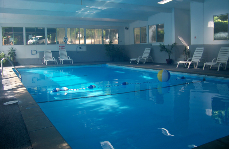 Indoor pool at Tribesman Resort.