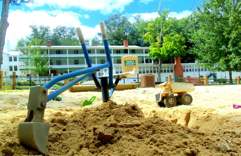 Sand pit at Capon Springs & Farms.