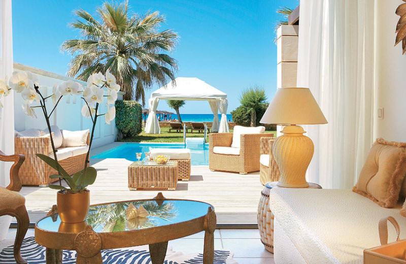 Guest room at Grecotel Creta Palace.