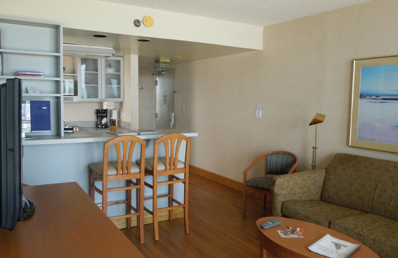 Guest kitchen at Four Sails Resort.
