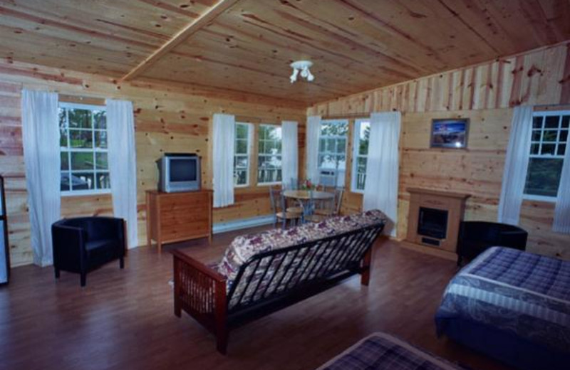 Cabin Interior at Lady Bug Lodge