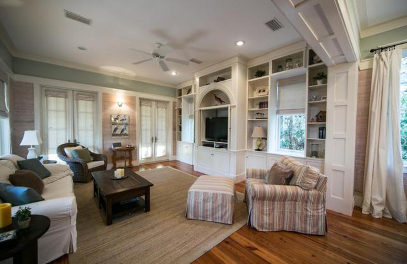 Rental living room at Dune Real Estate Company.