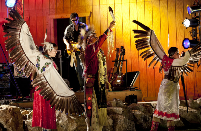 Native American show at High Country Guest Ranch.