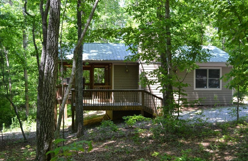 Cabin exterior at Sautee Mountain Retreat.