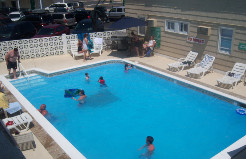 Outdoor pool at Desert Palm Inn.