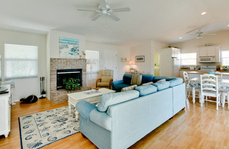 Rental interior at Island Real Estate.