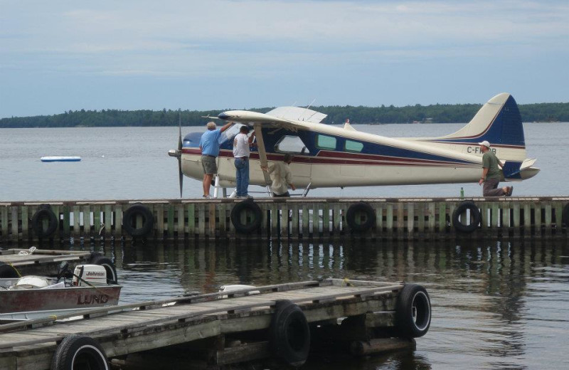 Aircraft at Lebron's Log Bay Camp