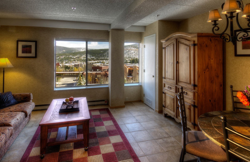 Guest living room at Beaver Run Resort & Conference Center.