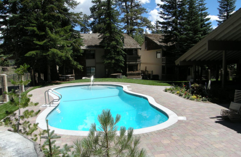 Outdoor pool at Seasons 4 Condominium Rentals.