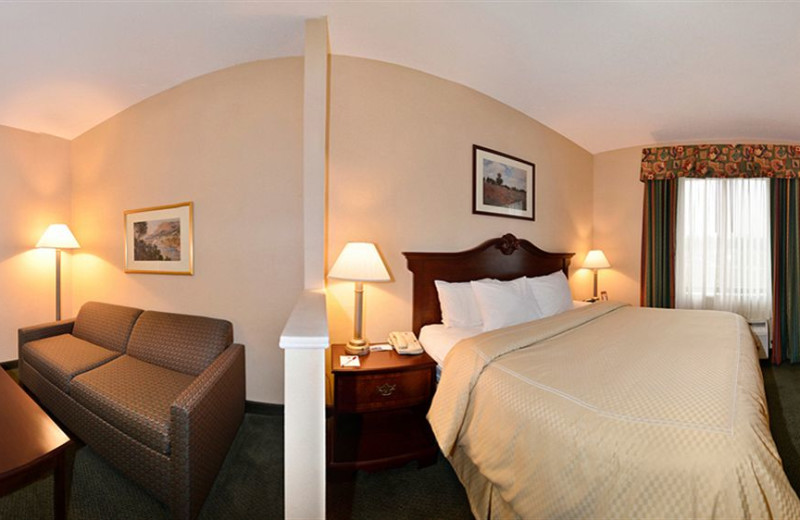 Guest room at Comfort Suites - Twinsburg.
