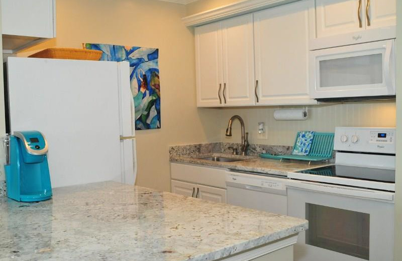 Rental kitchen at Dolphin Run Condominium Association. Inc.