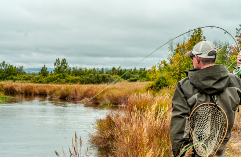 Fishing at Angry Eagle Lodge & Outfitters.