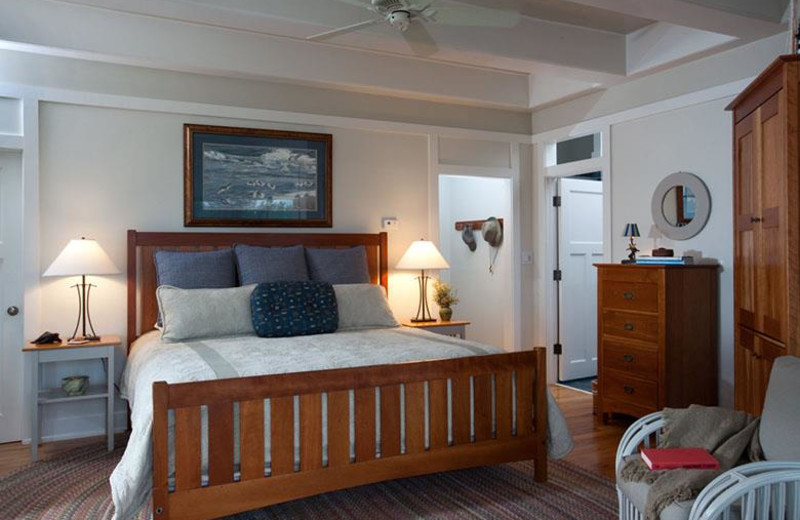 Bedroom at Bald Head Island.