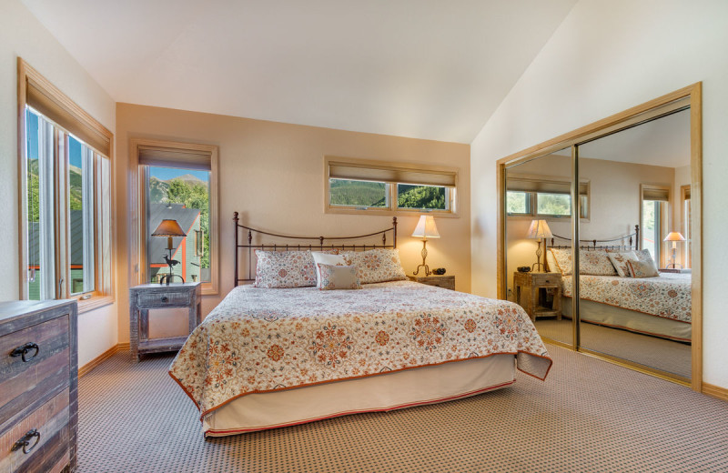 Rental bedroom at Accommodations in Telluride.