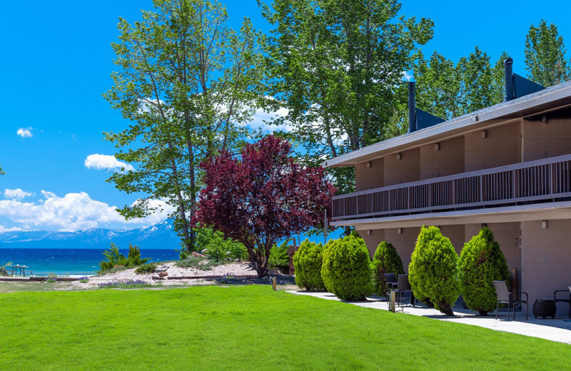 Exterior view of The Tahoe Sands Resort.