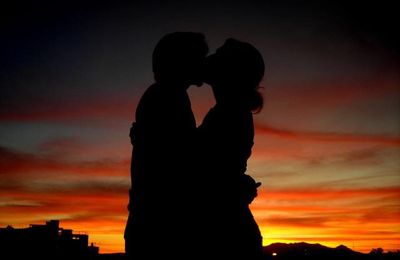 Couple at The Sofia Hotel.