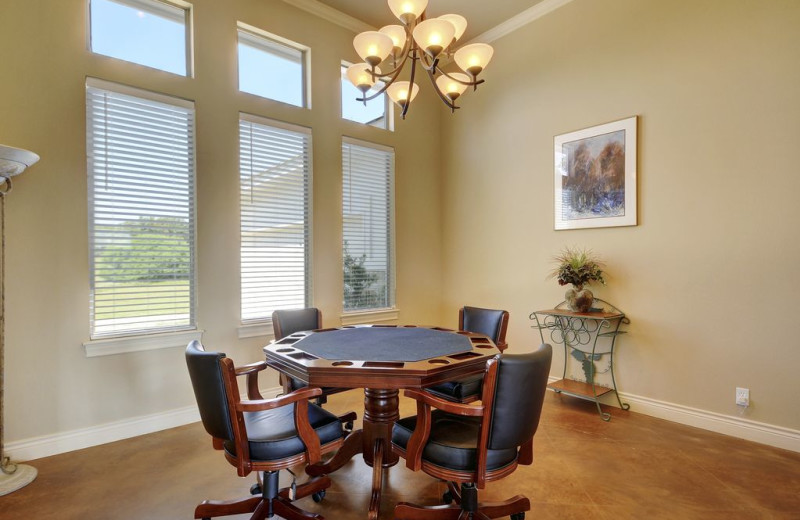 Dining room at Hill Country Ranch at Lake Travis.