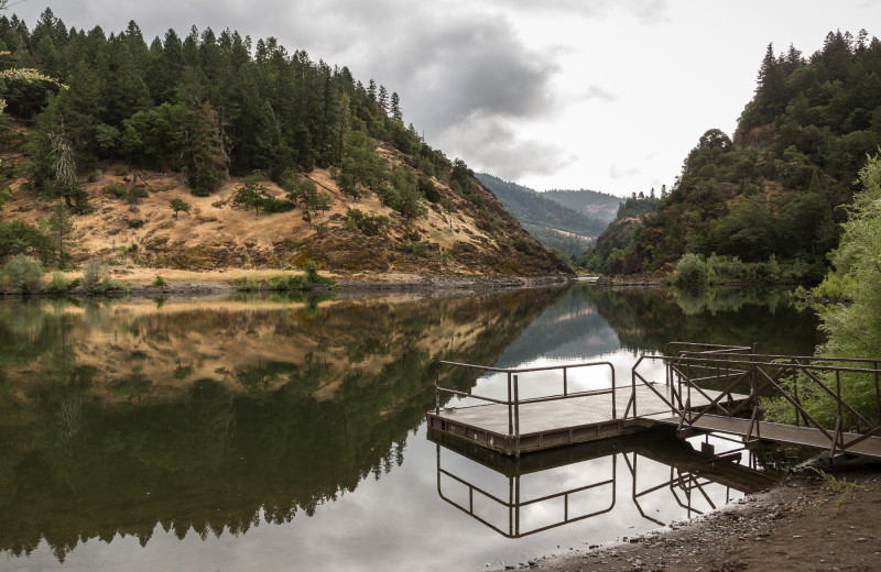 Scenic view at Morrison's Rogue River Lodge.