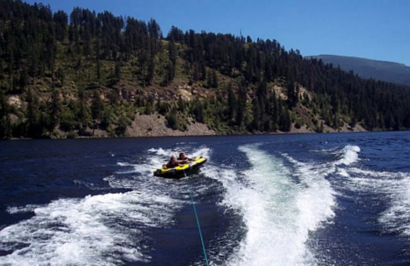 Water tubing at Blue Diamond Marina & Resort.