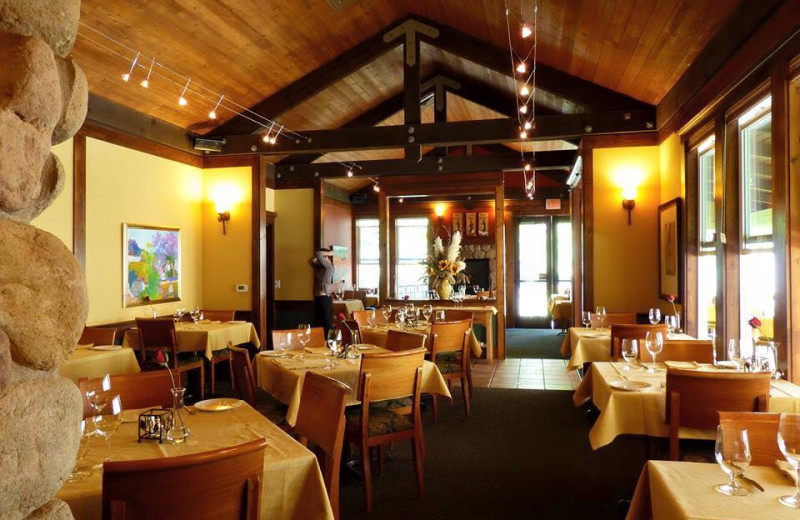 Dining room at Applewood Inn, Restaurant and Spa.