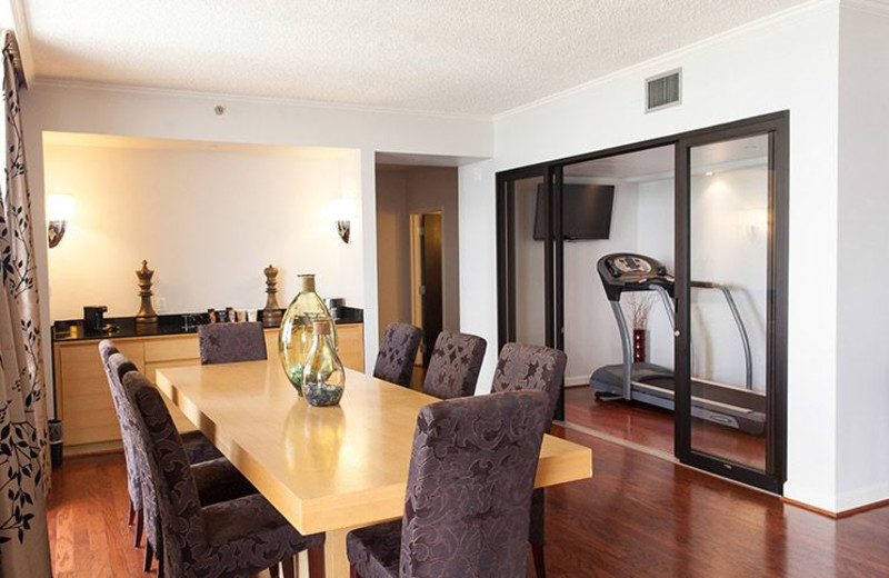 Guest room at La Torretta Lake Resort & Spa.