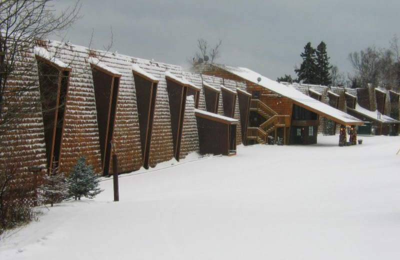 Exterior view of Chateau LeVeaux.