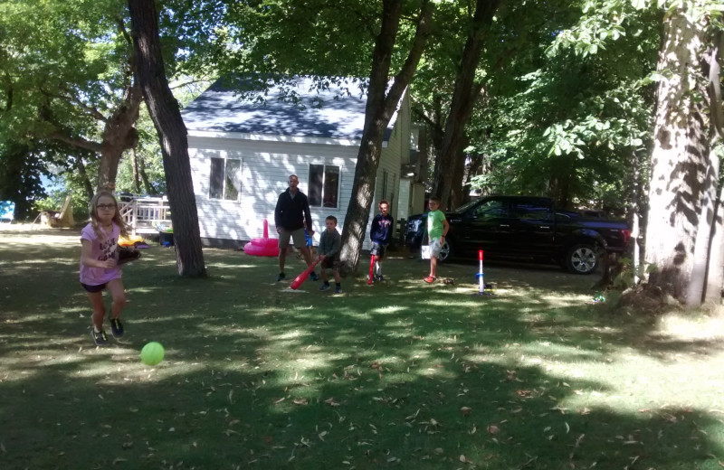 Family games at Woodlawn Resort.