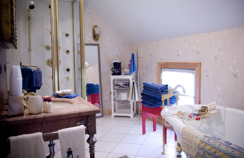 Guest Bathroom at the T C Smith Inn Bed & Breakfast