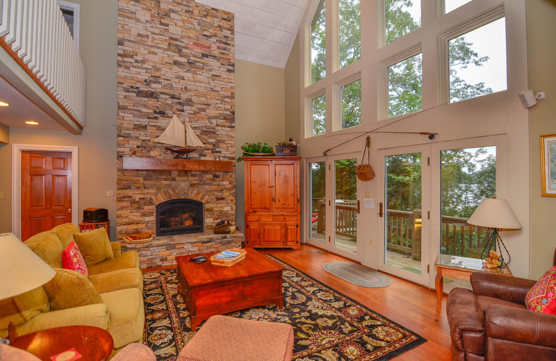 Rental living room at Railey Vacations.