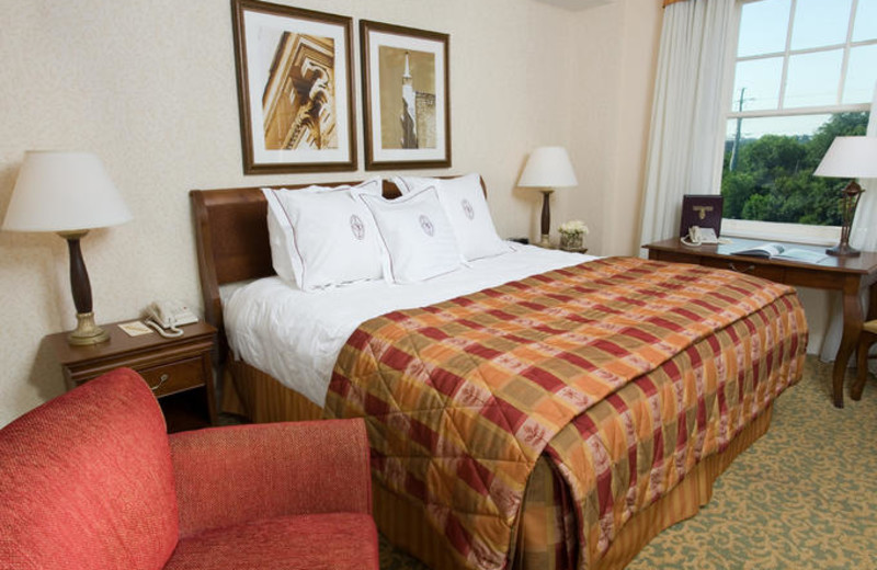 Guest room at Stonewall Jackson Hotel & Conference Center.
