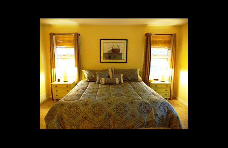 Rental bedroom at Michigan Vacation Rentals.