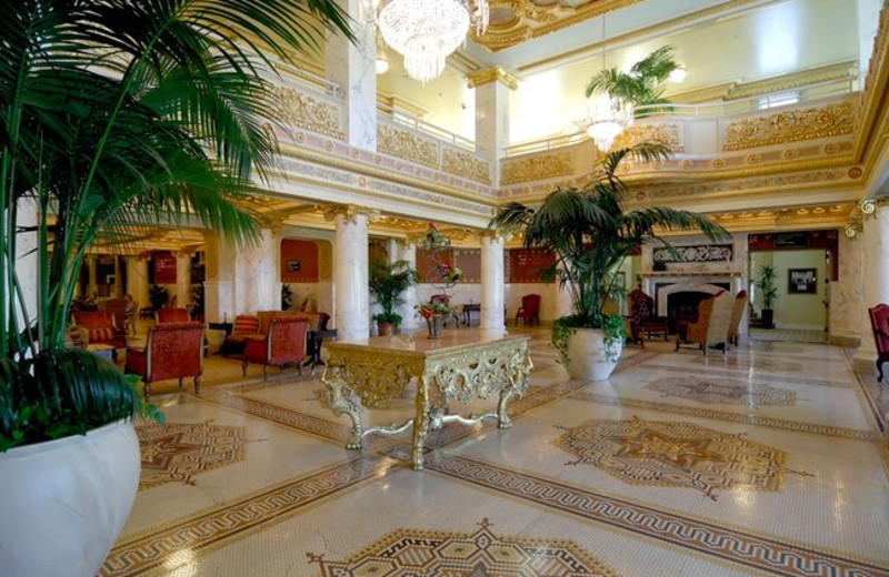 Lobby at French Lick Resort.