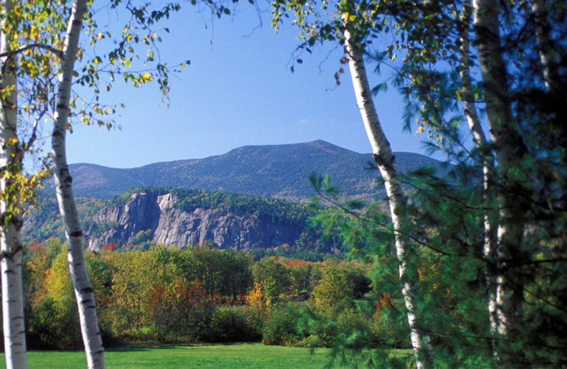 Golf course at Cathedral Ledge Resort.