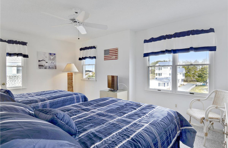 Rental bedroom at Long & Foster Vacation Rentals -Bethany Beach.