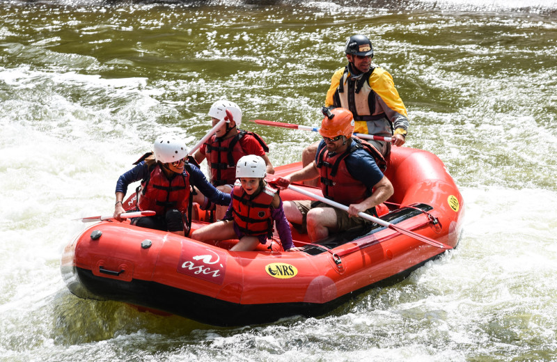 Rafting at Railey Vacations.