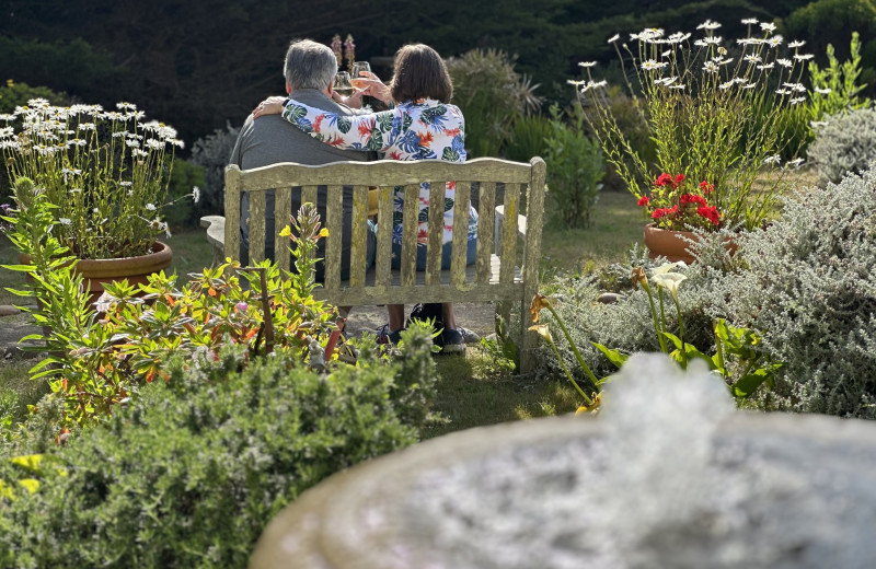 Couple at Seal Cove Inn.