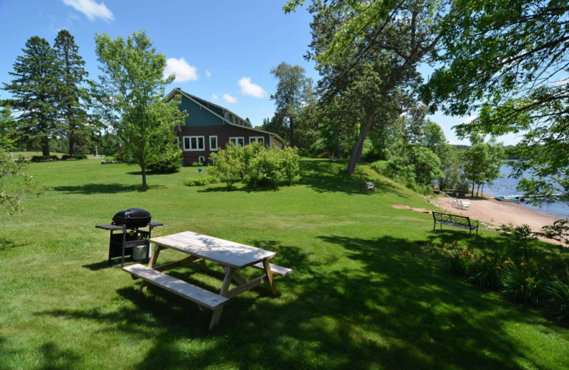 Exterior view of Barker Lake Lodge.