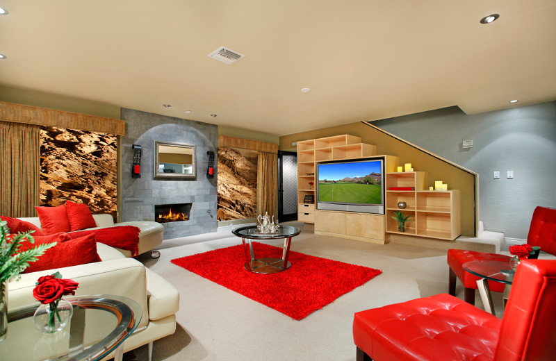 Rental living room at Arizona Vacation Rentals.