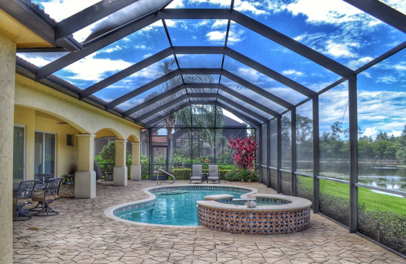 Rental pool at Walker Vacation Rentals.